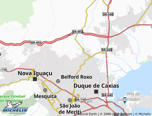 MICHELIN Parque Nossa Senhora Aparecida map - ViaMichelin