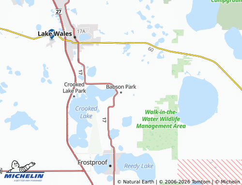 Mapa MICHELIN Babson Park - ViaMichelin