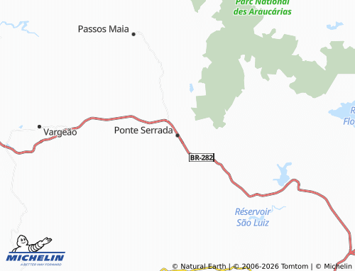 Mappa MICHELIN Ponte Serrada - ViaMichelin