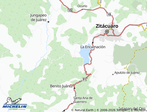 Mapa MICHELIN Ignacio López Rayón - ViaMichelin