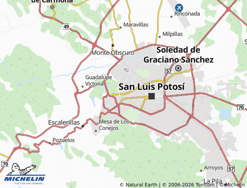 MICHELIN Rinconada Río Campestre map - ViaMichelin