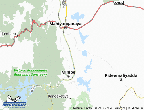 Mappa MICHELIN Pangaragammana - ViaMichelin