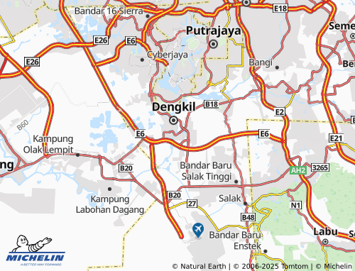 MICHELIN-Landkarte Taman Seri Delima - ViaMichelin
