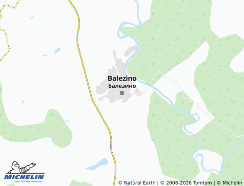 MICHELIN-Landkarte Balezino - ViaMichelin