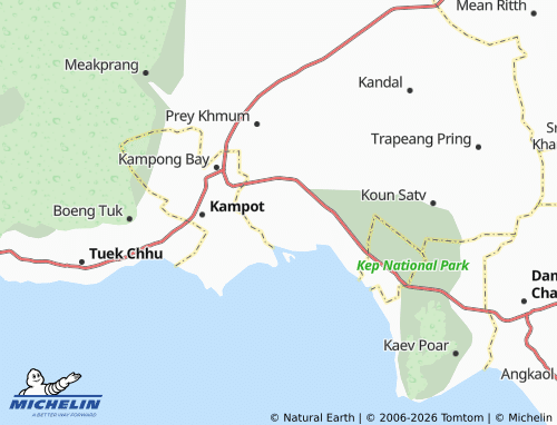 Mapa MICHELIN Chum Kriel - ViaMichelin