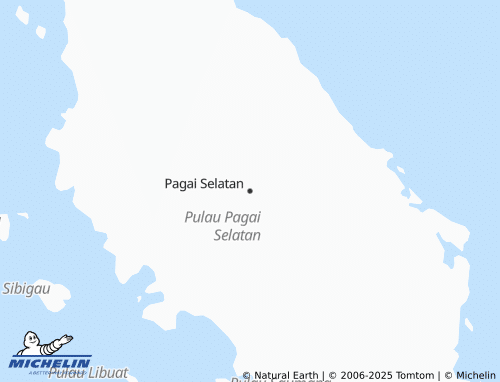 MICHELIN Pagai Selatan map - ViaMichelin