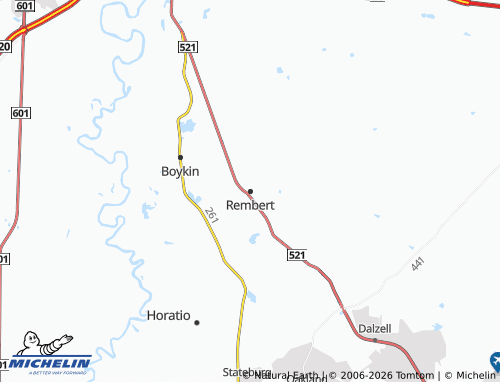 Carte MICHELIN Rembert - ViaMichelin