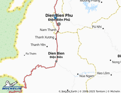 MICHELIN Thanh An map - ViaMichelin