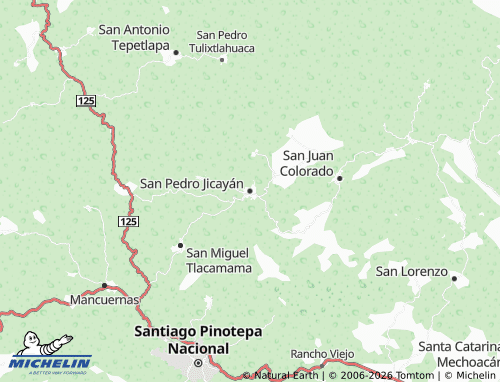 MICHELIN San Pedro Jicayán map - ViaMichelin
