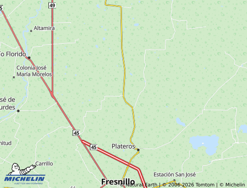 Mappa MICHELIN Las Mercedes - ViaMichelin