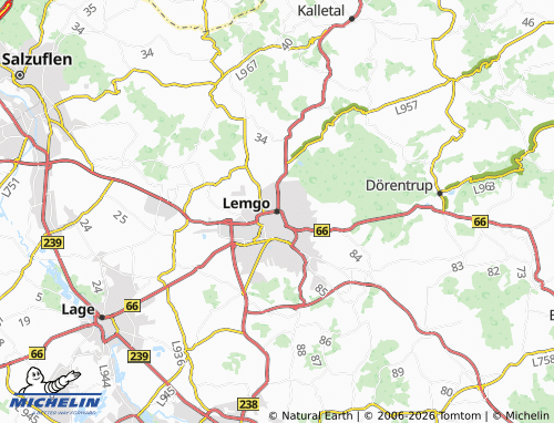 MICHELIN Lemgo map - ViaMichelin