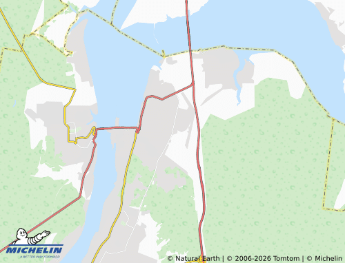 MICHELIN-Landkarte 17 SNT - ViaMichelin