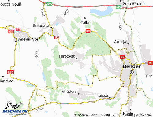 Mappa MICHELIN Hirbovat - ViaMichelin