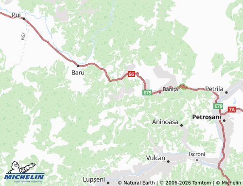 MICHELIN Merișor map - ViaMichelin