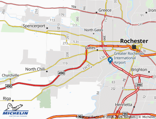 Mapa MICHELIN Coldwater - ViaMichelin