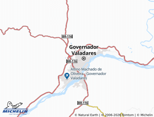 Mapa MICHELIN Santo Agostinho - ViaMichelin