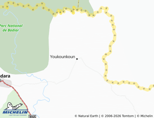 Mappa MICHELIN Youkounkoun - ViaMichelin