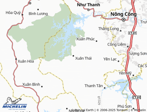MICHELIN-Landkarte Xuân Thái - ViaMichelin