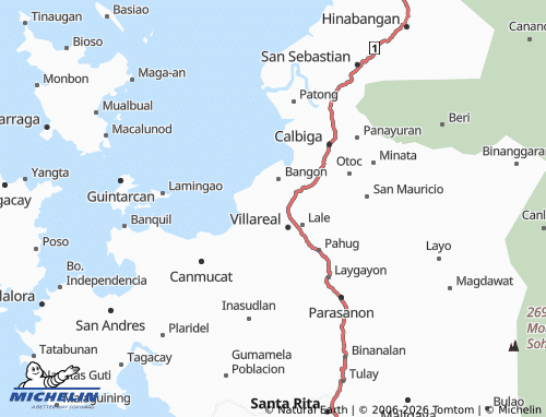 MICHELIN Buaya map - ViaMichelin