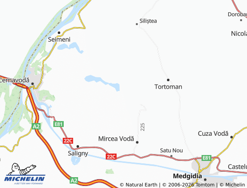Carte MICHELIN Țibrinu - ViaMichelin