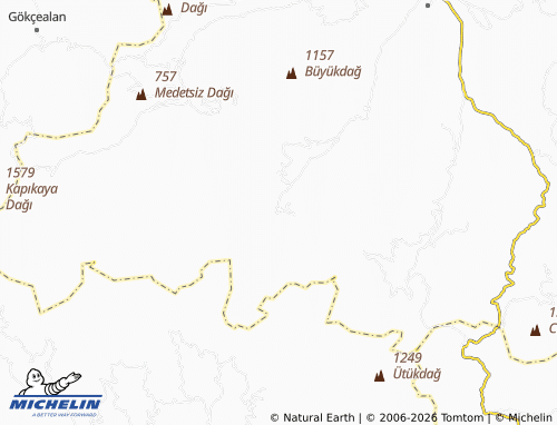 MICHELIN Çaybaşı map - ViaMichelin