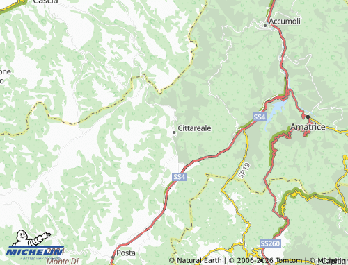 Mappa MICHELIN Cittareale - ViaMichelin