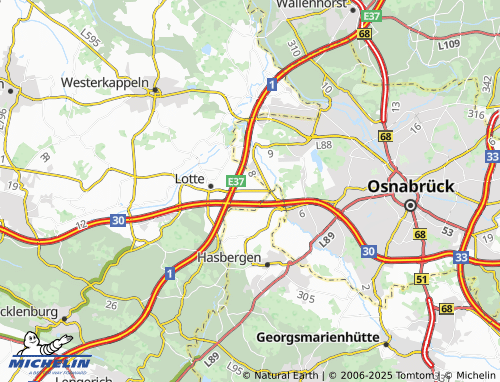 MICHELIN Gohfeld map - ViaMichelin