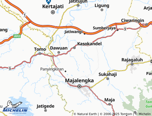 MICHELIN Jatimulya map - ViaMichelin