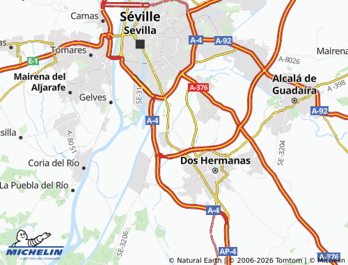 Kaart MICHELIN Los Merinales - ViaMichelin