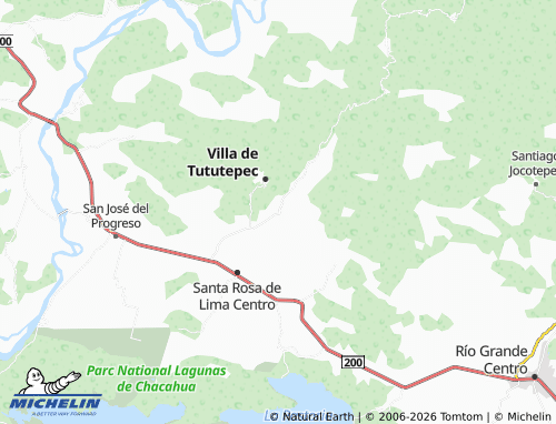 Carte MICHELIN Abajo - ViaMichelin