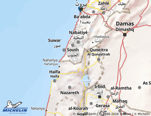 Mapa MICHELIN Bint Jubayl - ViaMichelin
