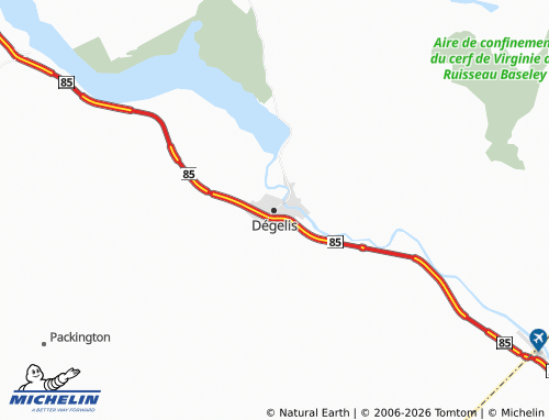 Mapa MICHELIN Dégelis - ViaMichelin