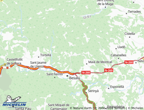 MICHELIN Beuda map - ViaMichelin