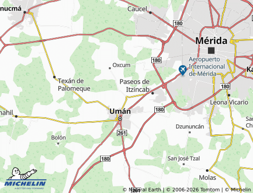 Mappa MICHELIN Hunxectamán - ViaMichelin