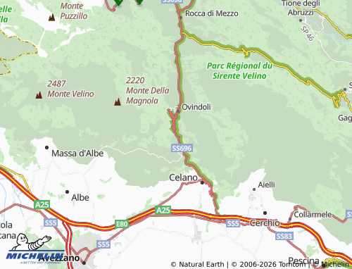 MICHELIN San Potito map - ViaMichelin