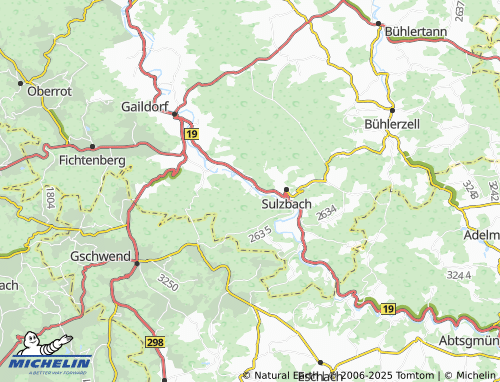 MICHELIN Altschmiedelfeld map - ViaMichelin