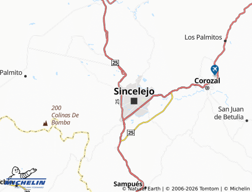 Carte MICHELIN Santa María - ViaMichelin