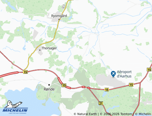 MICHELIN-Landkarte Ebdrup Mark - ViaMichelin
