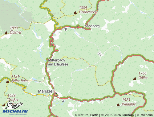 MICHELIN Fadental map - ViaMichelin
