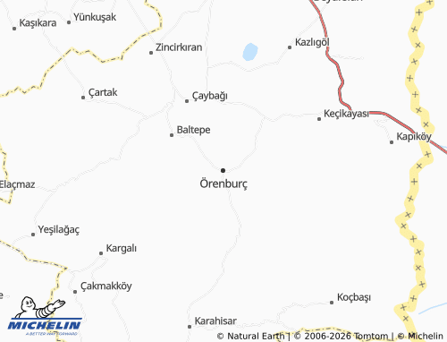 Mappa MICHELIN Örenburç - ViaMichelin