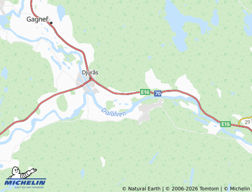 Carte MICHELIN Djurmo - ViaMichelin