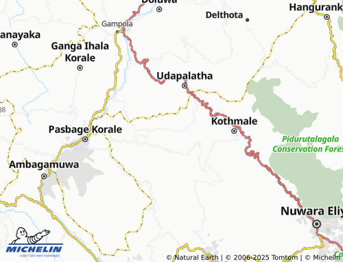 MICHELIN Ranwanthalawa map - ViaMichelin