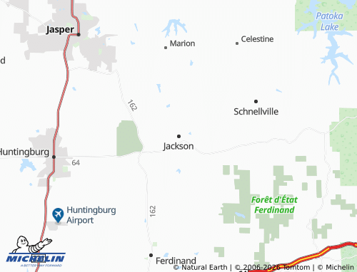 Mapa MICHELIN Jackson - ViaMichelin