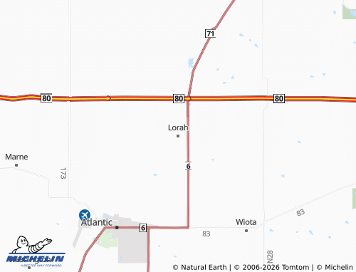 Mappa MICHELIN Lorah - ViaMichelin