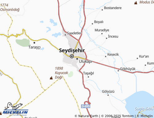 MICHELIN Ulukapı map - ViaMichelin