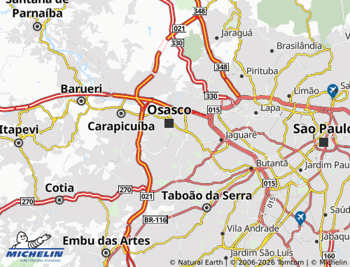 Mapa MICHELIN Vila Osasco - ViaMichelin