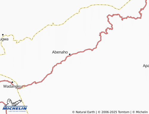 MICHELIN Wambalfak map - ViaMichelin