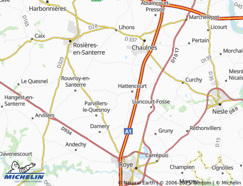Carte MICHELIN Fransart - ViaMichelin