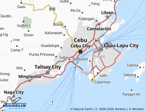 Mapa MICHELIN Kamagayan - ViaMichelin