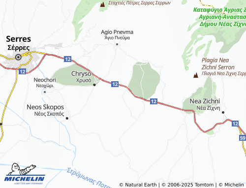 MICHELIN Pentapoli map - ViaMichelin